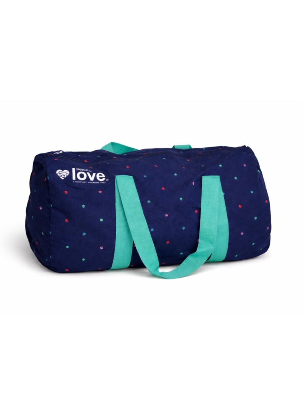 Colorful Paw Print Duffle Bag